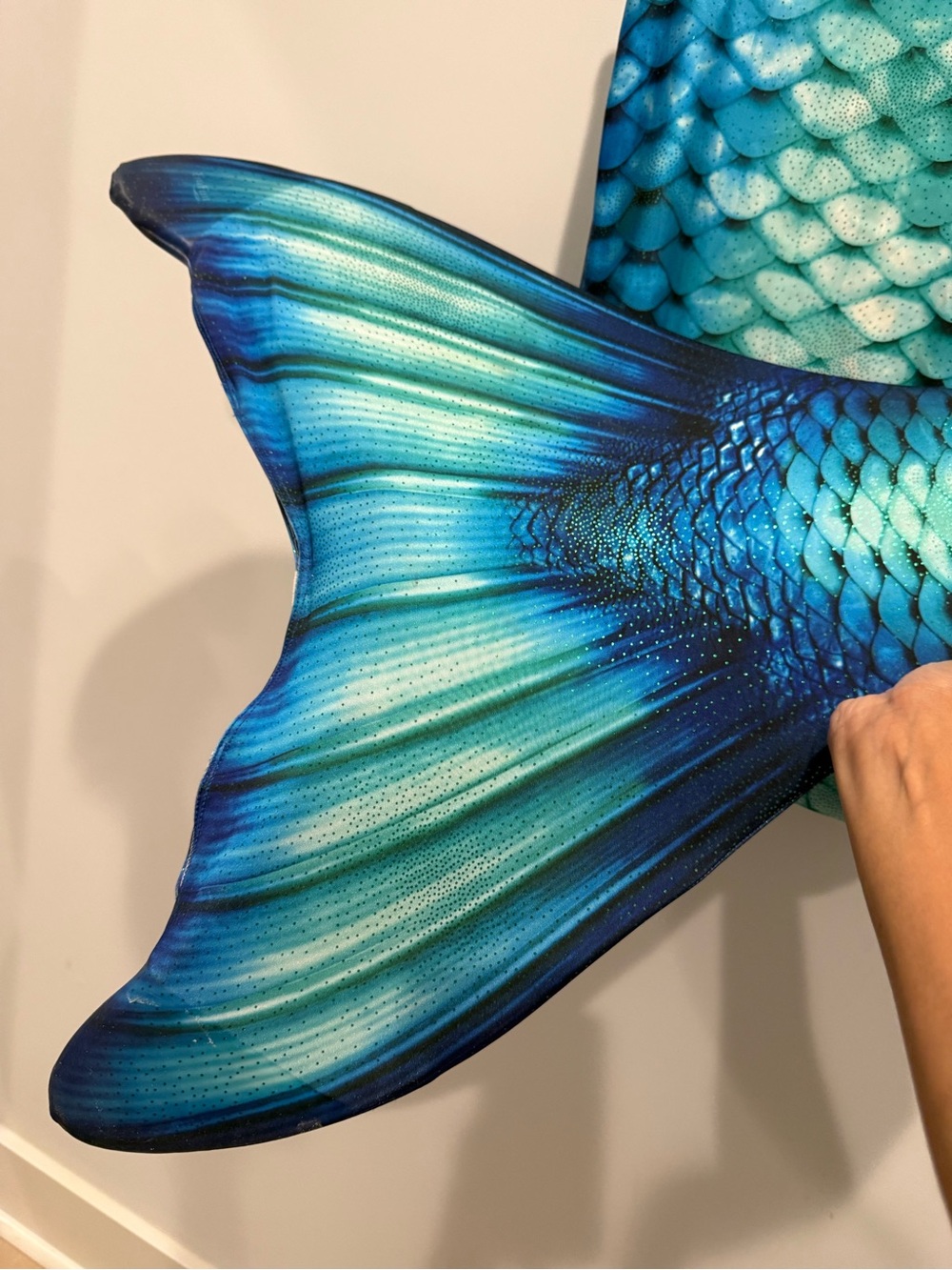 Blue Gradient Mermaid Tail Monofin for Women